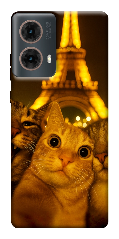 Чехол Paris selfie для Motorola Moto G85