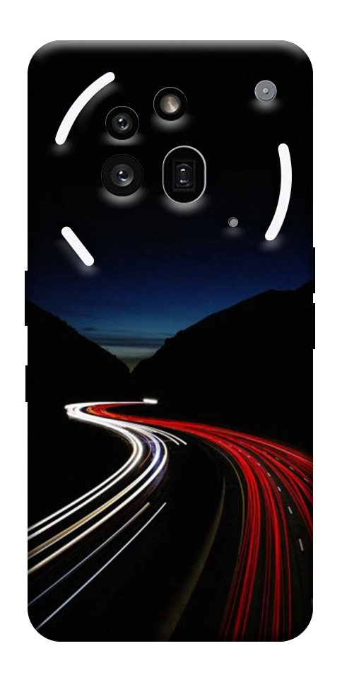 Чехол Красно-белая дорога для Nothing Phone (3a) Pro