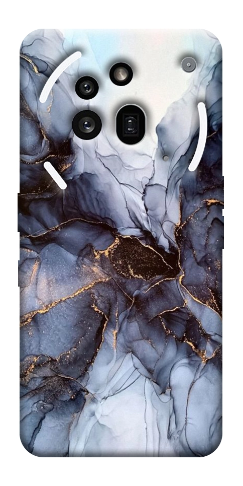 Чехол Черно-белый мрамор для Nothing Phone (3a) Pro