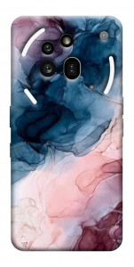 Чехол Розово-голубые разводы для Nothing Phone (3a) Pro