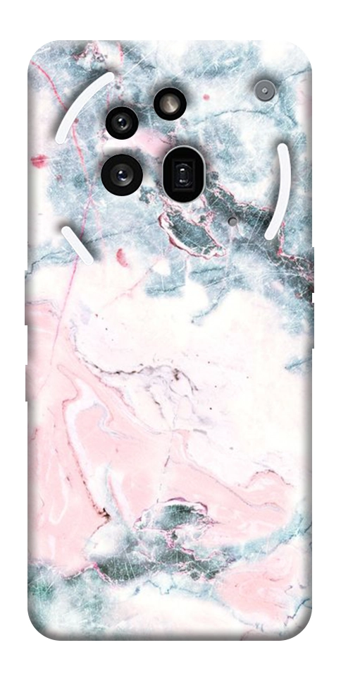 Чехол Розово-голубой мрамор для Nothing Phone (3a) Pro