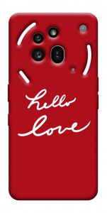 Чехол Hello love для Nothing Phone (3a) Pro