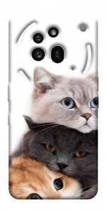 Чехол Три кота для Nothing Phone (3a) Pro