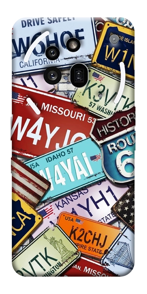 Чехол License plate для Nothing Phone (3a) Pro