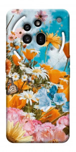 Чехол Летние цветы для Nothing Phone (3a) Pro
