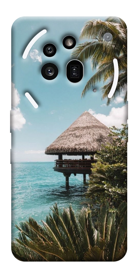 Чехол Тропический остров для Nothing Phone (3a) Pro