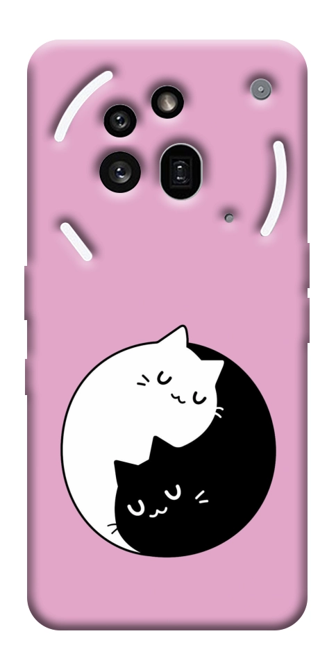 Чехол Коты инь-янь для Nothing Phone (3a) Pro