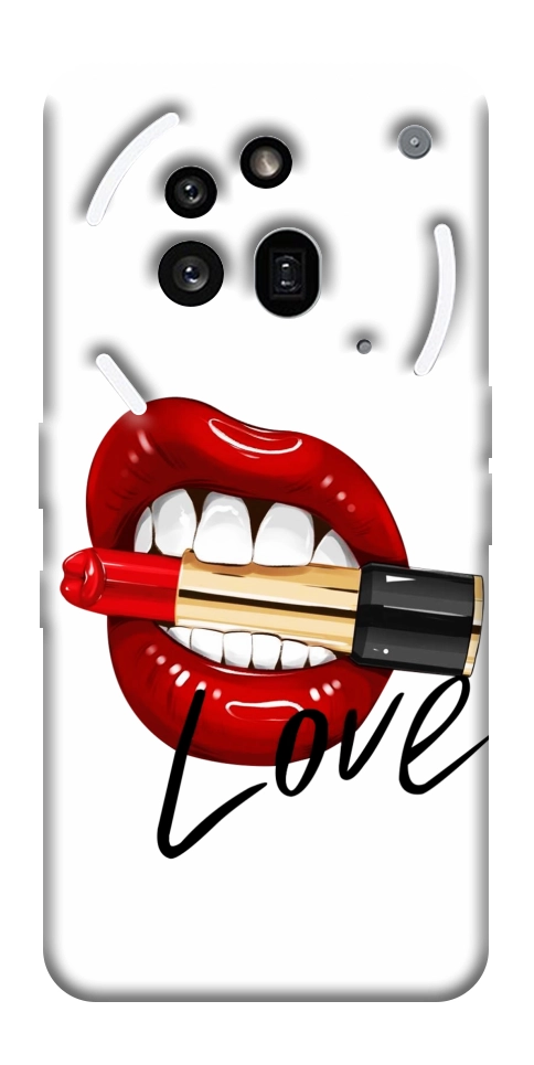 Чехол Красные губы для Nothing Phone (3a) Pro