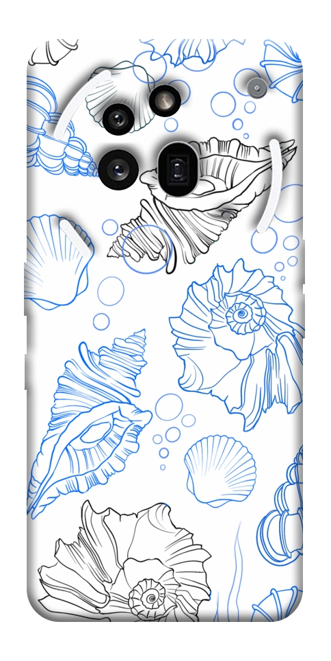 Чехол Морские ракушки для Nothing Phone (3a) Pro