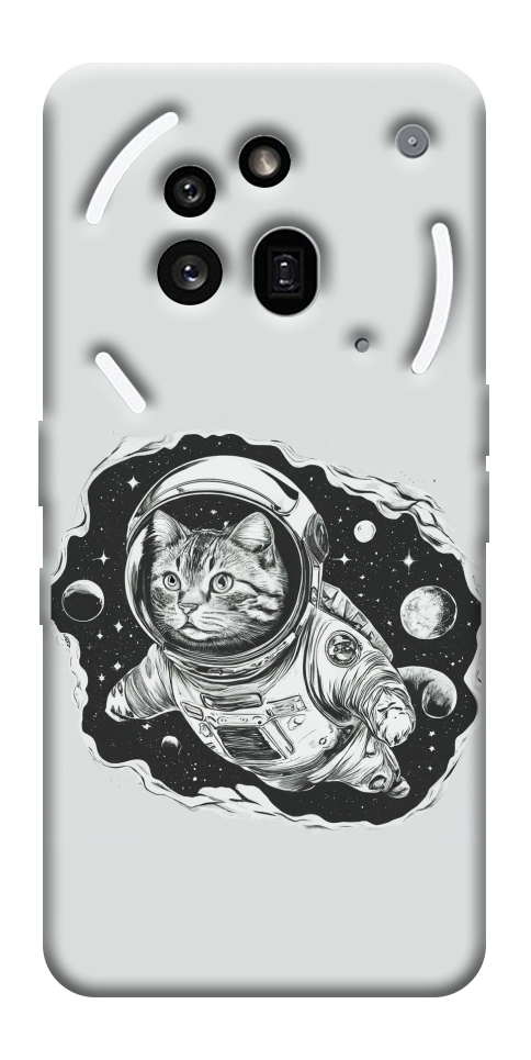 Чехол Кот космонавт для Nothing Phone (3a) Pro