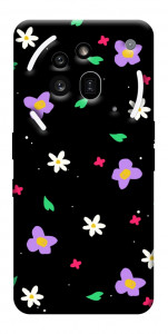 Чехол Цветы и лепестки для Nothing Phone (3a) Pro