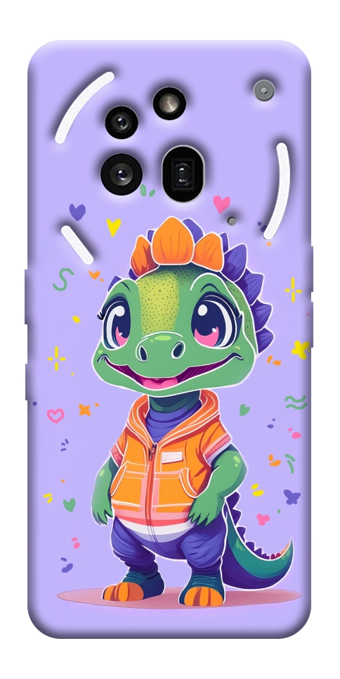 Чехол Мультяшный динозаврик для Nothing Phone (3a) Pro