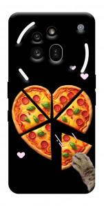 Чехол Pizza Love Cat для Nothing Phone (3a) Pro