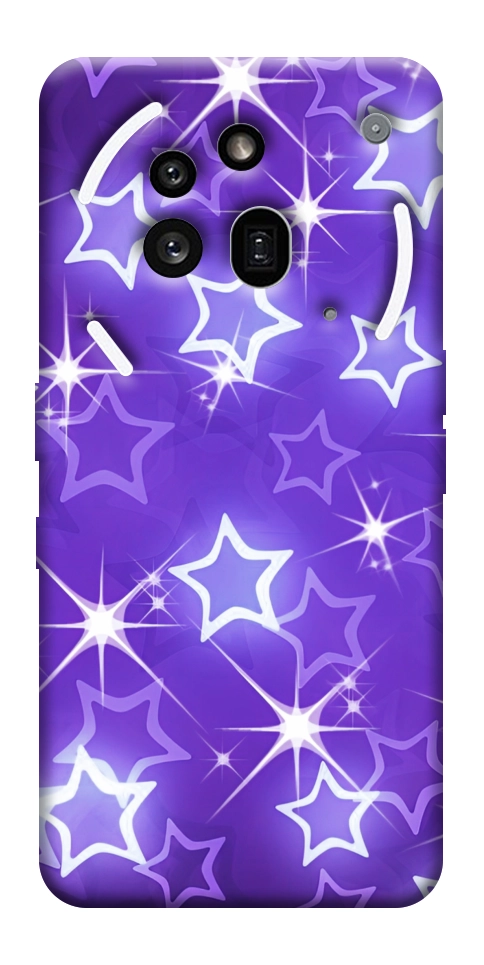 Чехол Purple sparkles для Nothing Phone (3a) Pro