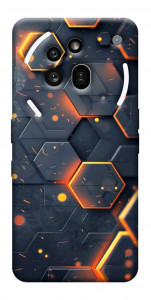 Чехол Burning hex pattern для Nothing Phone (3a) Pro