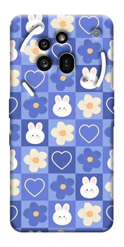 Чохол Кролики-квіточки для Nothing Phone (3a) Pro