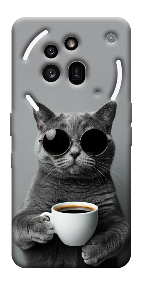 Чехол Grey cat coffee для Nothing Phone (3a) Pro