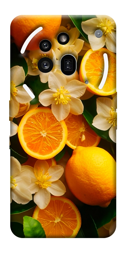 Чехол Лимоны и цветы для Nothing Phone (3a) Pro