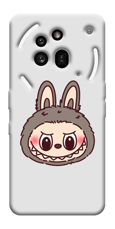Чехол Labubu grey для Nothing Phone (3a) Pro