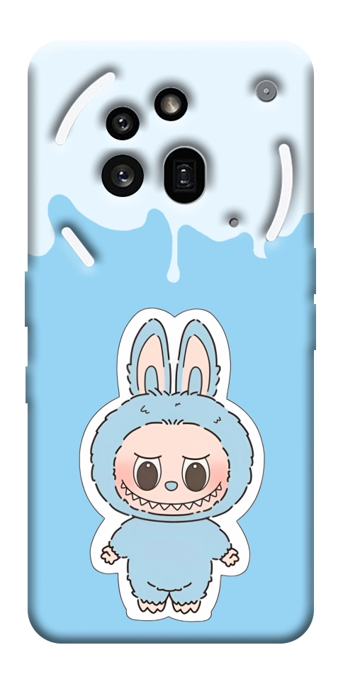 Чехол Labubu blue для Nothing Phone (3a) Pro