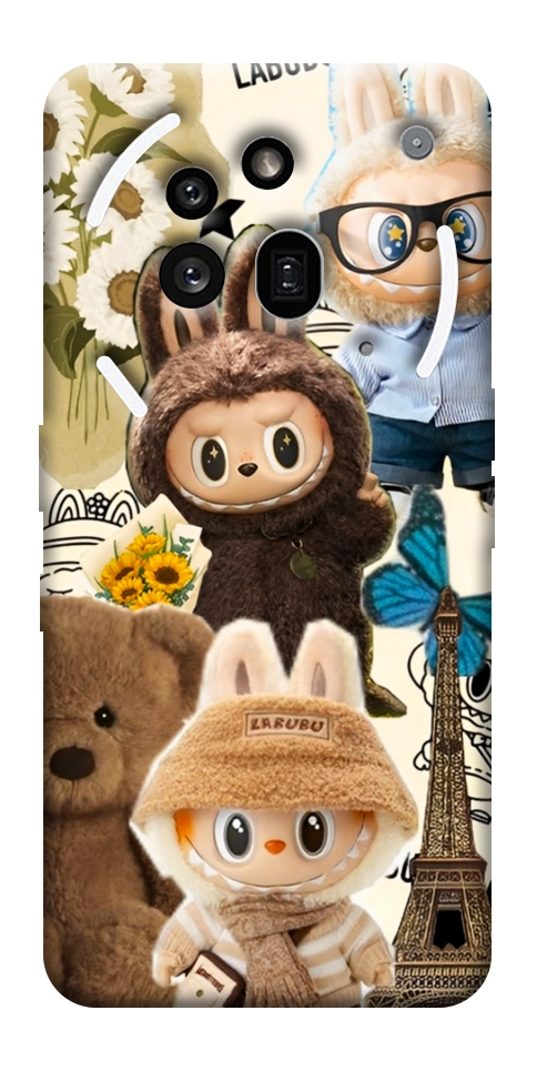 Чехол Labubu mood для Nothing Phone (3a) Pro