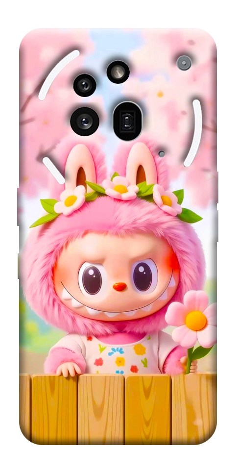 Чехол Labubu flower для Nothing Phone (3a) Pro