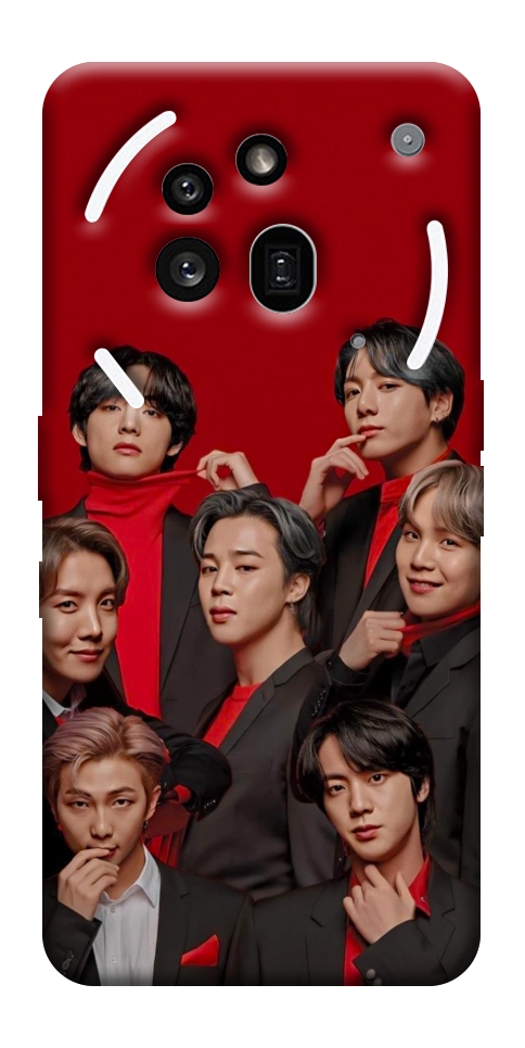 Чехол BTS in red для Nothing Phone (3a) Pro