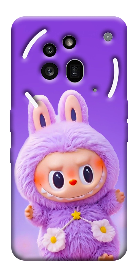 Чехол Labubu purple для Nothing Phone (3a) Pro