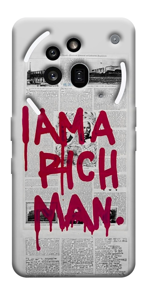 Чехол Mom I am a rich man для Nothing Phone (3a) Pro