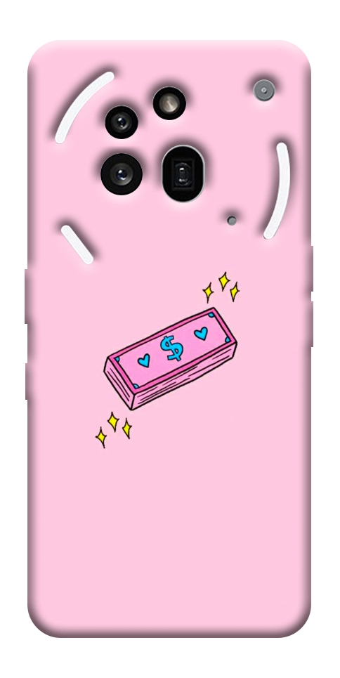 Чехол Simple pink money для Nothing Phone (3a) Pro