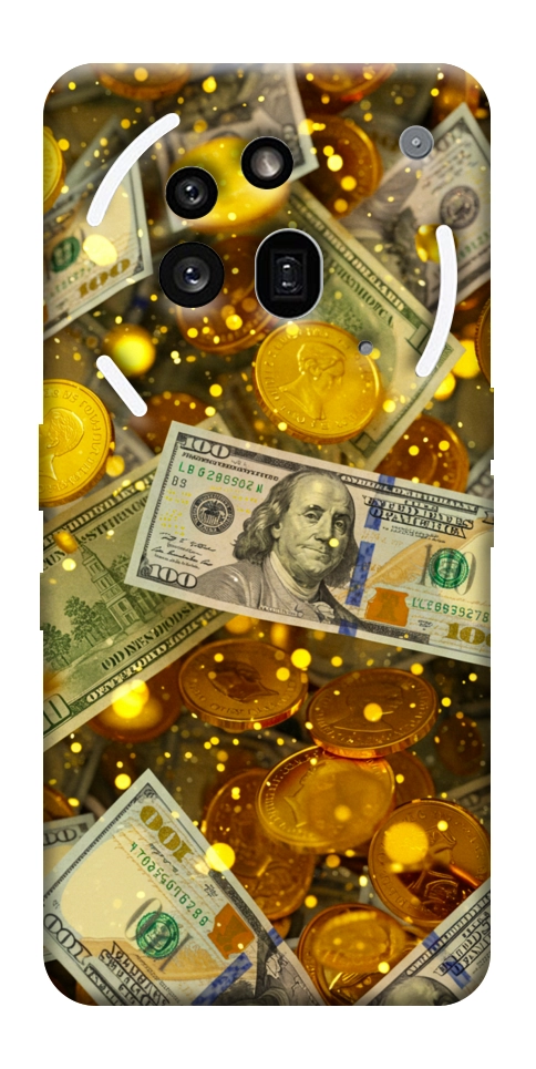 Чехол Gold and dollars для Nothing Phone (3a) Pro