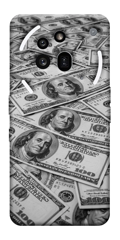 Чехол Dollars background для Nothing Phone (3a) Pro
