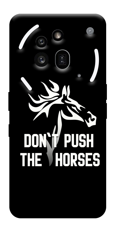 Чехол Dont push the horses для Nothing Phone (3a) Pro