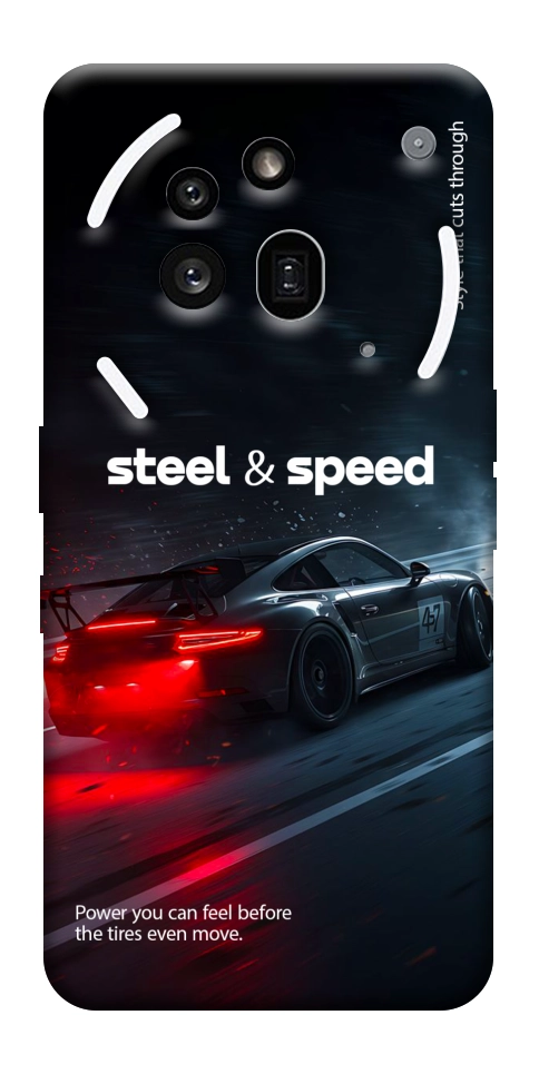 Чехол Black and red care для Nothing Phone (3a) Pro
