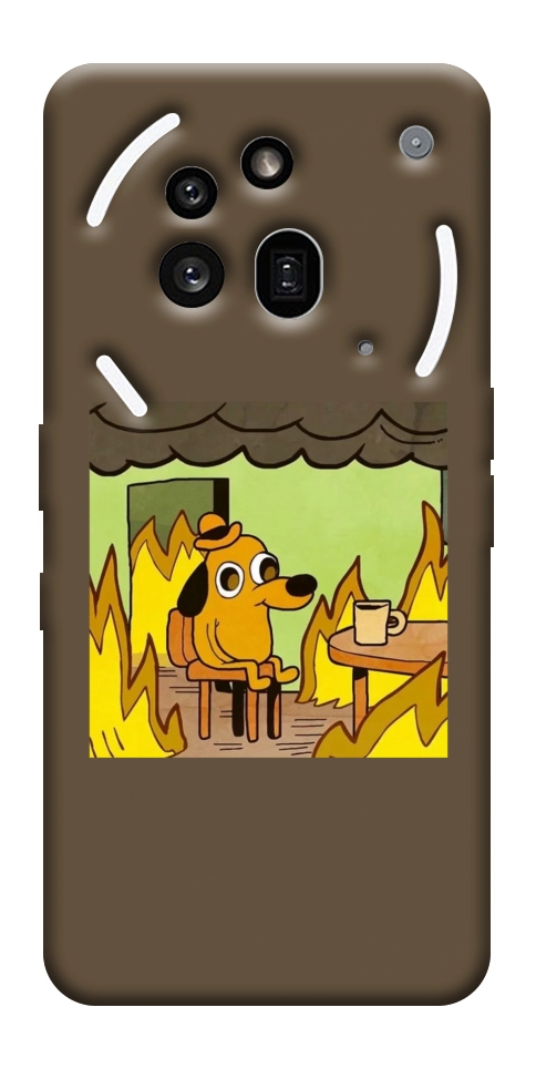 Чехол Dog in the fire для Nothing Phone (3a) Pro