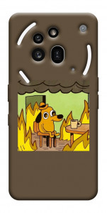 Чехол Dog in the fire для Nothing Phone (3a) Pro