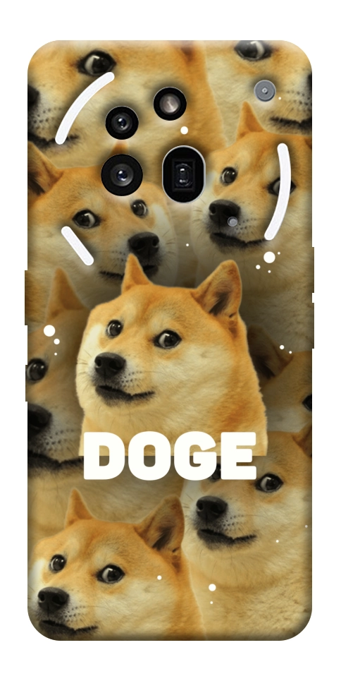 Чехол Doge pattern для Nothing Phone (3a) Pro
