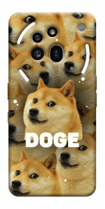Чехол Doge pattern для Nothing Phone (3a) Pro