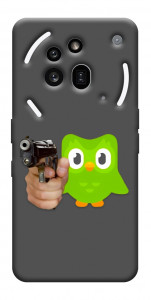 Чехол Duolingo meme для Nothing Phone (3a) Pro