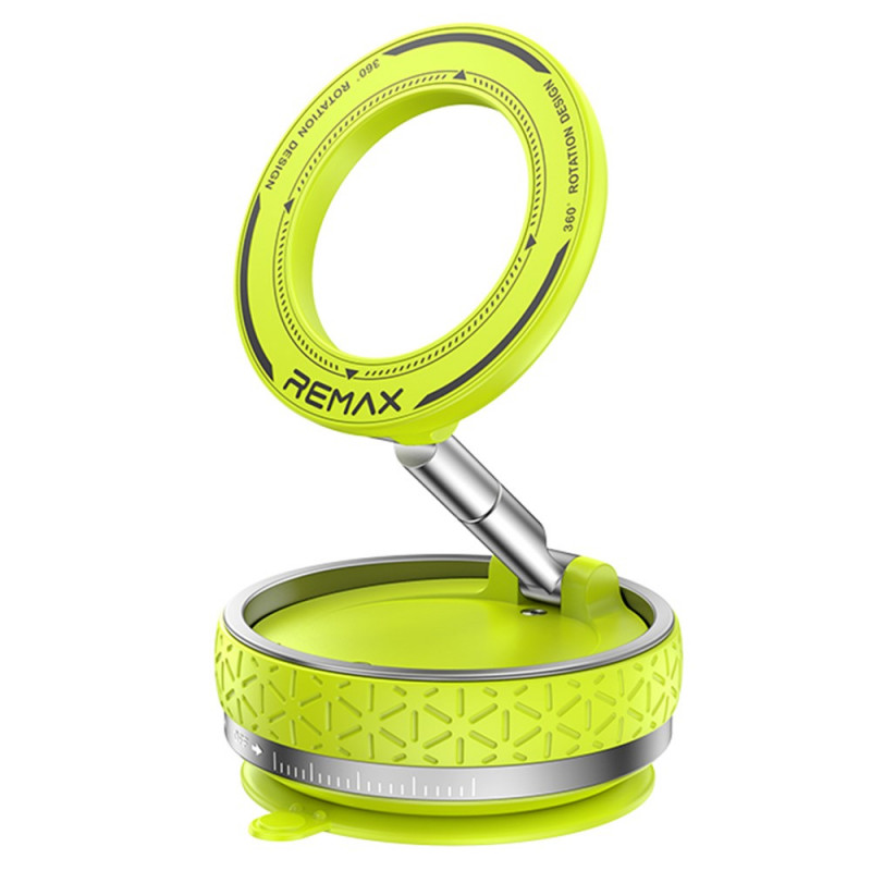 Вакуумно-магнітний тримач для смартфона Remax RM-C51 magnetic vacuum (center console) (Green)