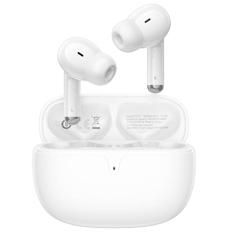 Беспроводные TWS наушники Borofone FQ10 Joyful (White) в магазине vchehle.ua