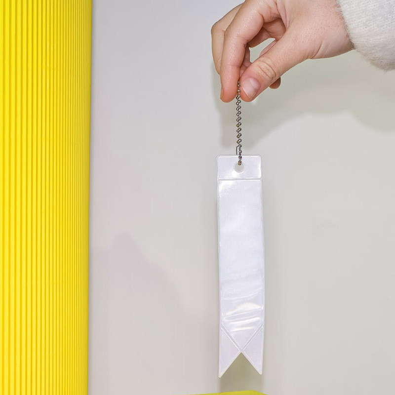 Фото Брелок флікер світловідбивний (Срібний) на vchehle.ua