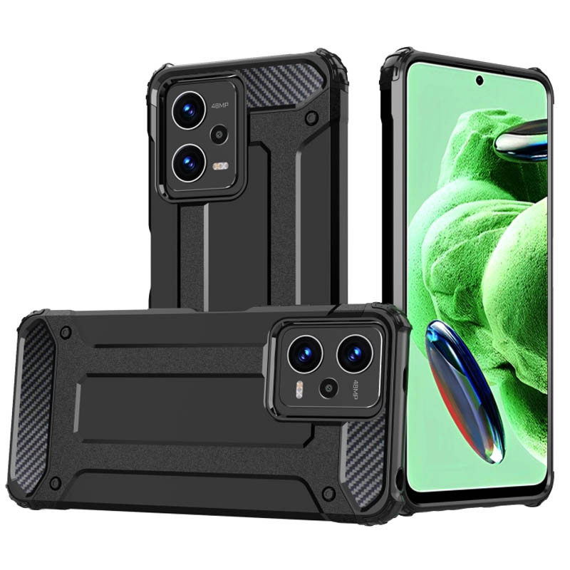 Бронированный противоударный TPU+PC чехол Immortal для Xiaomi Poco X5 5G / Note 12 5G
