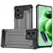 Бронированный противоударный TPU+PC чехол Immortal для Xiaomi Poco X5 5G / Note 12 5G (Металл / Gun Metal)