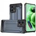Бронированный противоударный TPU+PC чехол Immortal для Xiaomi Poco X5 5G / Note 12 5G (Серый / Metal slate)