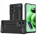 Бронированный противоударный TPU+PC чехол Immortal для Xiaomi Poco X5 5G / Note 12 5G (Черный)