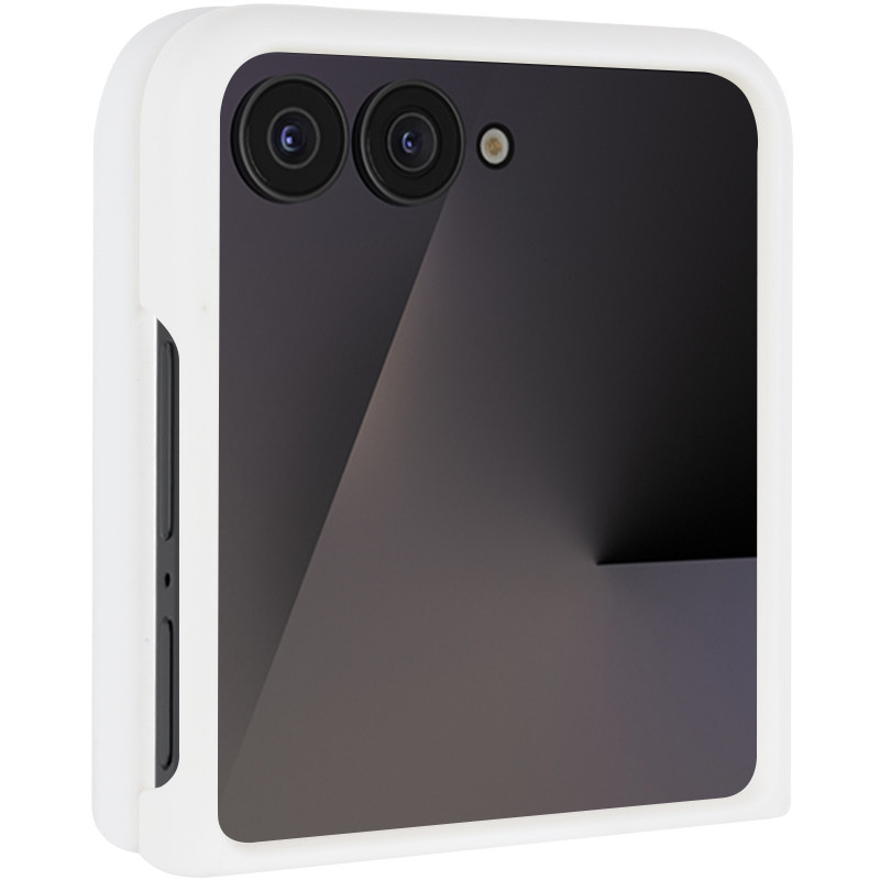 Чехол Foldables Silicone Cover Lakshmi (AAA) для Motorola Razr 50 (Белый / White)