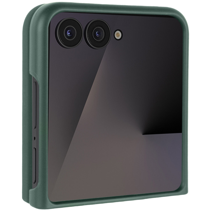 Чехол Foldables Silicone Cover Lakshmi (AAA) для Motorola Razr 50 (Зеленый / Cyprus Green)