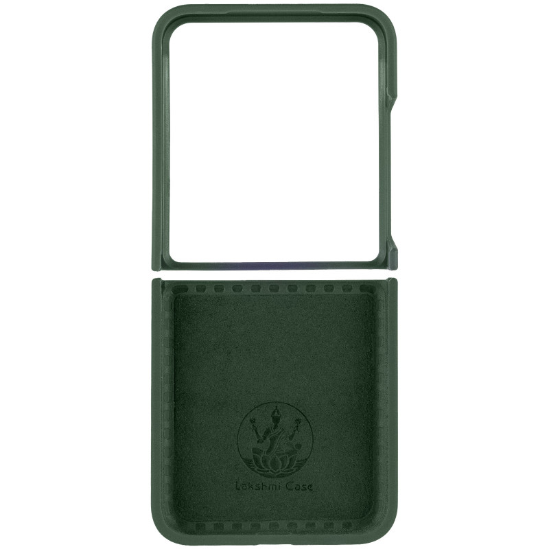 Фото Чехол Foldables Silicone Cover Lakshmi (AAA) для Motorola Razr 50 (Зеленый / Cyprus Green) в магазине vchehle.ua