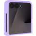 Чехол Foldables Silicone Cover Lakshmi (AAA) для Motorola Razr 50 (Сиреневый / Dasheen)